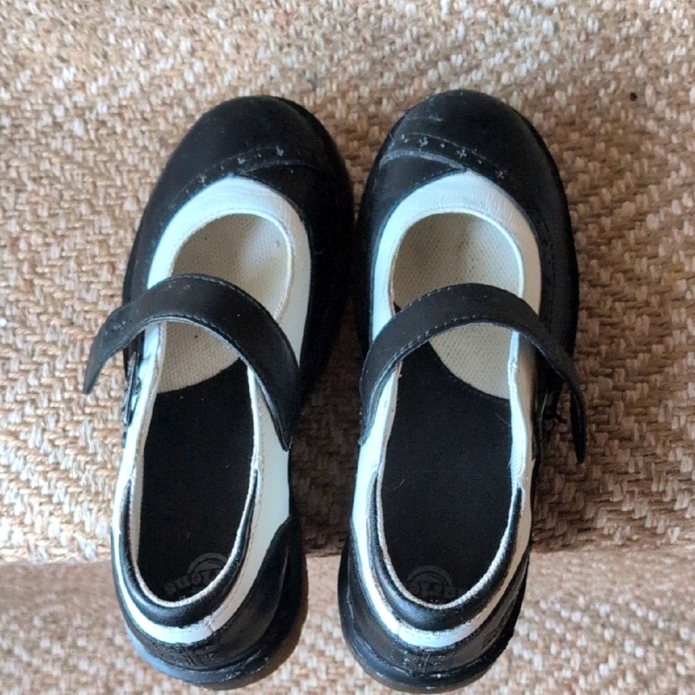Doc Martens Black‎ and White Mary Jane ALISON Shoes